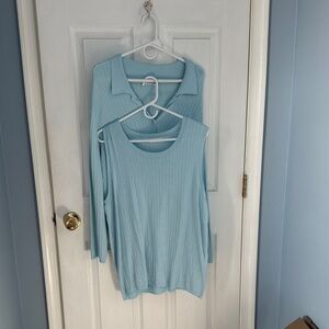 Calvin Klein Light Blue Button Down Shirt